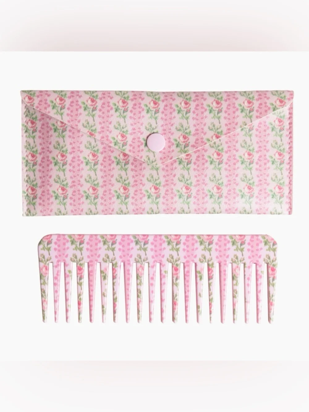 LoveShackFancy x Wet Brush Detangling Comb & Travel Case Blooming Heirloom - NIB
